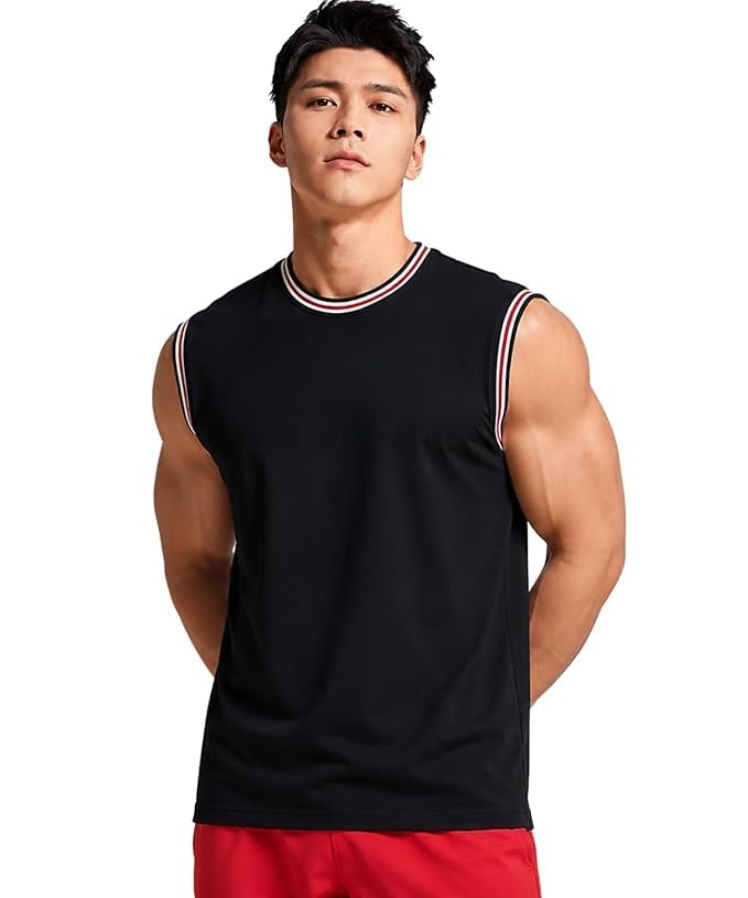Men's Sleeveless Tank Top, Casual Workout Vest-Shirt, Breathable and Lightweight, for Bodybuilding, Running and Daily Use-image-45