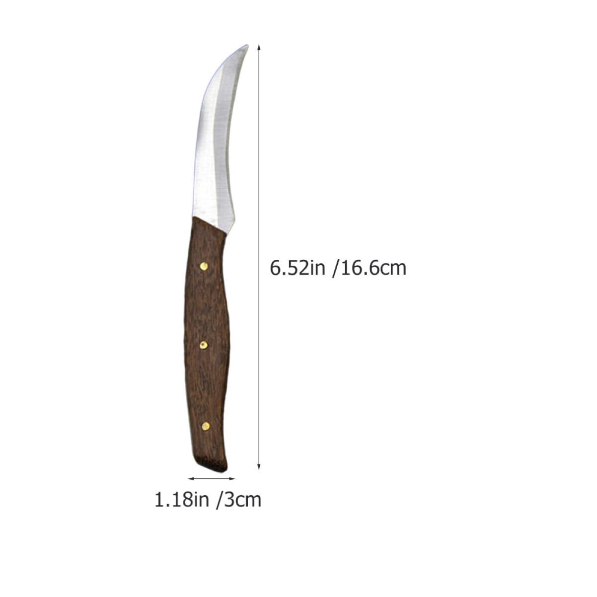 PRETYZOOM Fruit Carving Knives 3pc Set of Kitchen Tools for Fruit Vegetable Fruit Carving