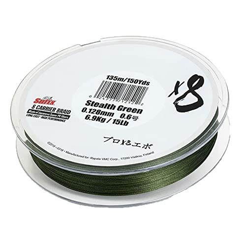 Sufix - X8 Braid St.Green 300M 23,5 - Sx8235Gr300 - Asu640447