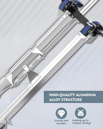 Échasses de cloison sèche, échasses réglables en aluminium pour adultes, hauteurs de 122 à 162 cm, idéales pour la peinture, l'élagage et le nettoyage