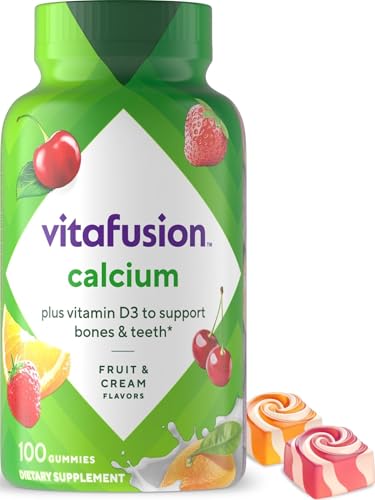 Vitafusion Calcium Gummies 500 mg Per 2 Gummies with Vitamin D3 - image 1