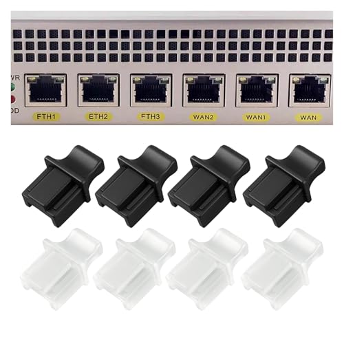 Tapas RJ45 para mantener limpio el switch y router en oficinas y estudios en casa 3
