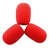  LEFXMOPHY Lot de 3 filtres anti-pop de rechange pour casque de jeu Astro A20 A30 A40 A50 A40TR Rouge