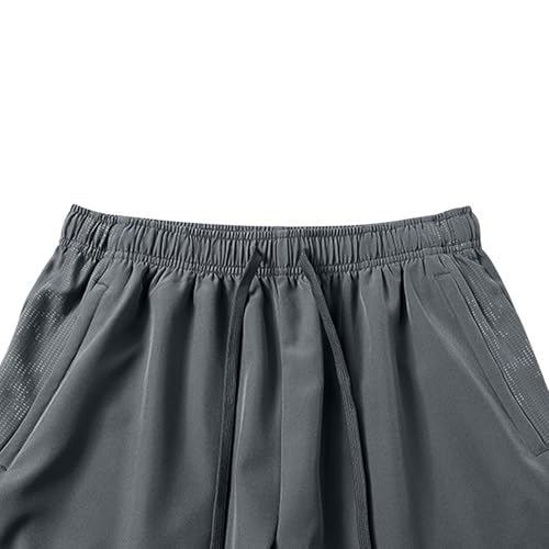 Xiaojmake Men's Loose Fit Athletic Shorts with Zipper Pockets Quick Dry Running Short Lightweight Swim Trunks Beach Shorts3