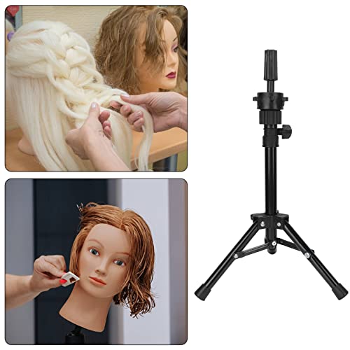 Wig Stand Tripod, Stand Tripod Mannequin Head Holder Skid Resistance Base For Hairdressing Training - Image 2