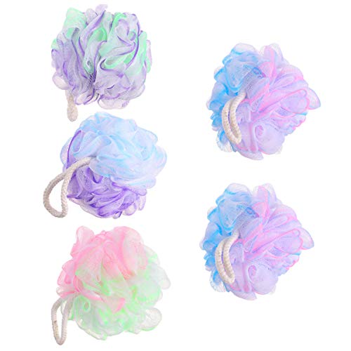 ARTIBETTER 5 PeÃ§as de Esponja de Banho Esponja Esponja de Corpo EsfregÃ£o Esfoliante Malha Esponjas