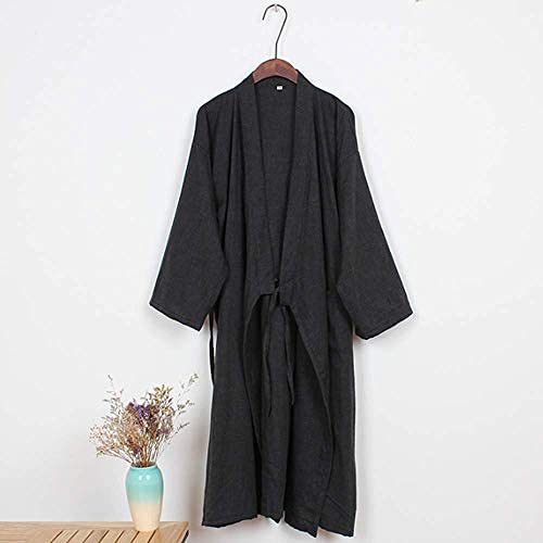 ITODA Pigiama kimono da uomo in cotone leggero