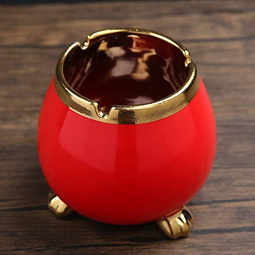 Cendrier vitré rétro anti-odeur nettoyage facile pour table - 6