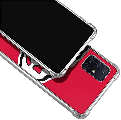 Skinit Clear Phone Case Compatible with Galaxy A71 5G - Officially Licensed NFL Kansas City Chiefs Large Logo Design