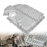 LEAPTREND 06K103600R Aluminum Lower Engine Oil Pan Compatible with 2014-2023 VW Arteon/Golf/GTI/Passat/Bee-tle/Tiguan/Jetta, 2015-2023 Au-di A3/A3 Quattro/A3 Cabriolet/Q3/Q3 Quattro/TT/TT Quattro