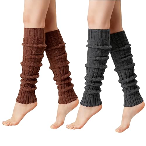 Image of 2 Pcs Leg Warmers Y2k, Leg Warmers, Y2k Accessories, Cute Kawaii Cream Legwarmers for Women Winter