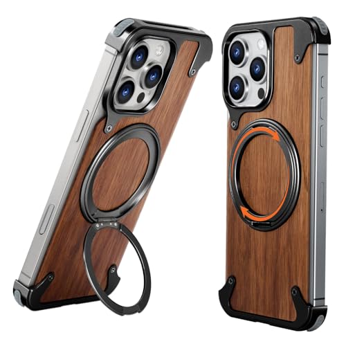 Coque de protection iPhone 16 Pro bois et aluminium pour le quotidien