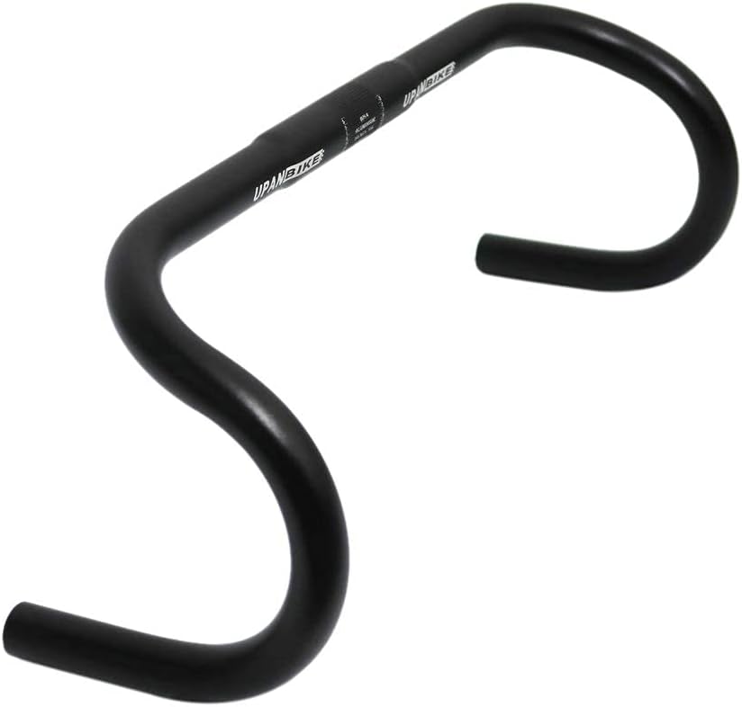 UPANBIKE Bike Handlebar Drop Bar Bent Handlebar Aluminum Alloy 25.4mm 31.8mm For Fixed Gear Bike Road Bicycle BMX Bike