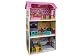Aurora Store Casa delle Bambole Camilla in Legno Adatta per Bambole di 30 cm, 6 Accessori Inclusi, 3 Livelli di Gioco, 3 + Anni Bianco e Rosa h. 95 cm x 50 x 24 cm