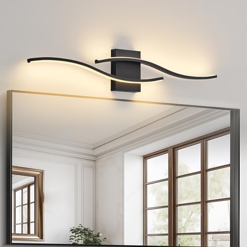 Image of KARTOOSH Hardwired Black Vanity Lights for Bathroom
