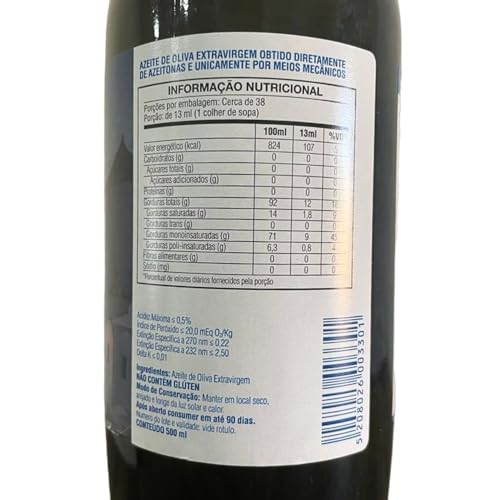 Azeite Mykonos Golden Selection Grego Extra Virgem 500ml