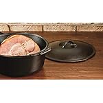 Lodge BOLD Exclusive 7 Quart Premium Pre-Seasoned Cast Iron Dutch Oven with Lid - Dual Handles - Use in the Oven, on the Stove, on the Grill or over the Campfire - Black - Image 4