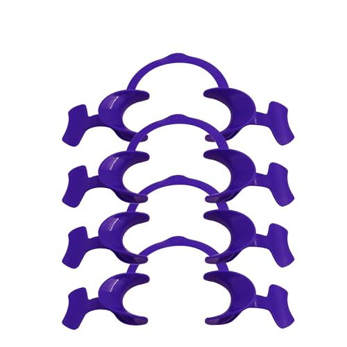 Image of Dentosmile Flexi Eco Cheek Retractors Mouth Opener with Wings in Purple Colour, Large (Made in India) (4)