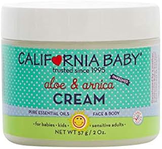 California Baby Aloe and Arnica Soothing Cream (2.9 ounce) Helps Cool and Hydrate
