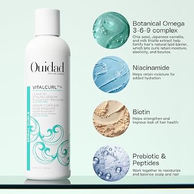 Ouidad VitalCurl+ Tress Effects Styling Gel for Spiral Curls - Lasting Definition and Strong Hold, Refresh Style With Water, Retain Moisture, Elasticity, Bounce, Sulfate-Free & Mineral Oil Free