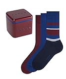 FALKE Herren Happy Box 3-pack katoen dun eenkleurig 3 paar Socken, Mehrfarbig (Sortiment 20), 46 EU