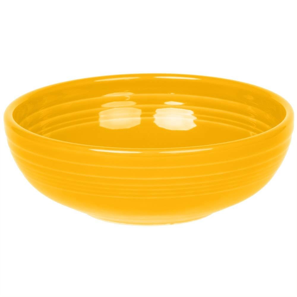 Medium Bistro Bowl, 38oz – Durable Ceramic, Lead-Safe, Dishwasher/Microwave/Oven Safe – Made in USA Dinnerware - Daffodil
