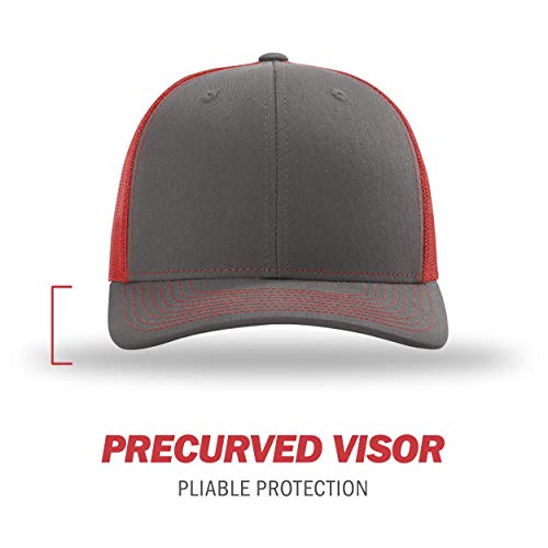 Image of Richardson 112P Patterned Snapback Trucker Hat - Custom Leather Patch Hat | No Minimals | Volume Tiered Pricing