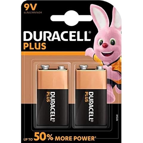 Duracell Plus Power 9V Alkaline Batteries Cover