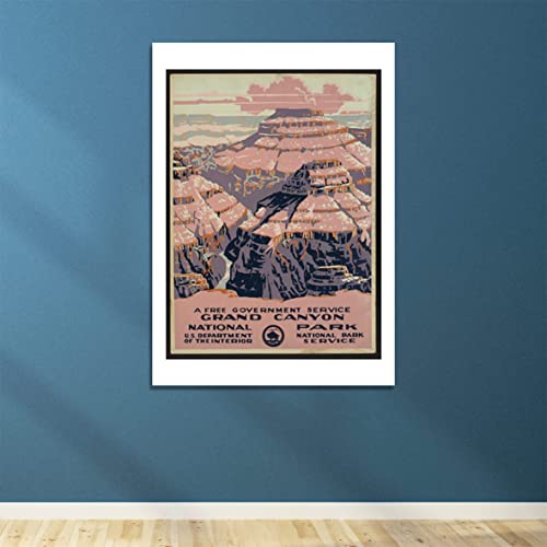 Poster Grand Canyon de voyage de qualité supérieure grand format satiné - 4