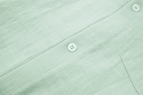 runcati womens button down shirts linen cotton long sleeve blouse tunic tops cover up shirt loose beach bikini dress