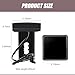 Prywog 1 PC Brake Light Trailer Hitch Cover, Car Lens Square Reverse LED Tail Light, Car Exterior Light Accessories, Universal for Most Cars (Black)