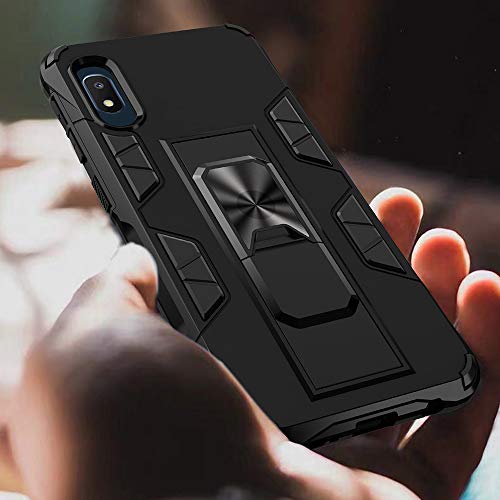 Samsung Galaxy A10 Case Galaxy M10 Case Military Grade Built-In Kickstand Case Holster Armor Heavy Duty Shockproof Cover Protective Case For Galaxy A10 Phone Case (Blue) #TOP7