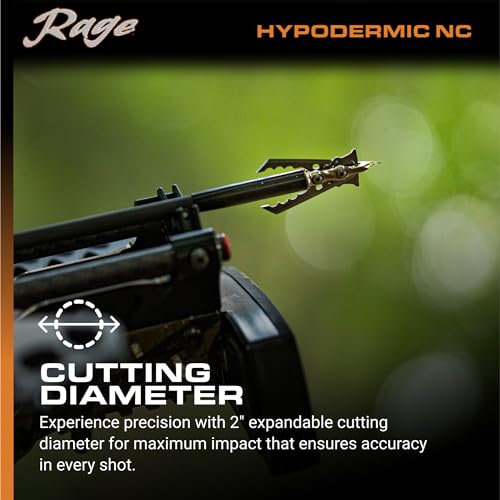 Rage R38200 Hypodermic 2-Blade Crossbow Nc Broadhead thumb #2