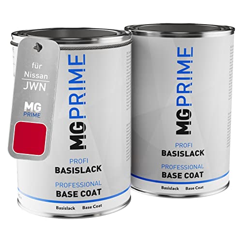 MG PRIME Car paint Set can ready-to-spray for Nissan JWN Palma Red under + base coat 2.0 litre 2000ml