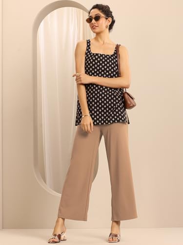 Image of Libas Printed Cotton Straight Kurti for Women Suit