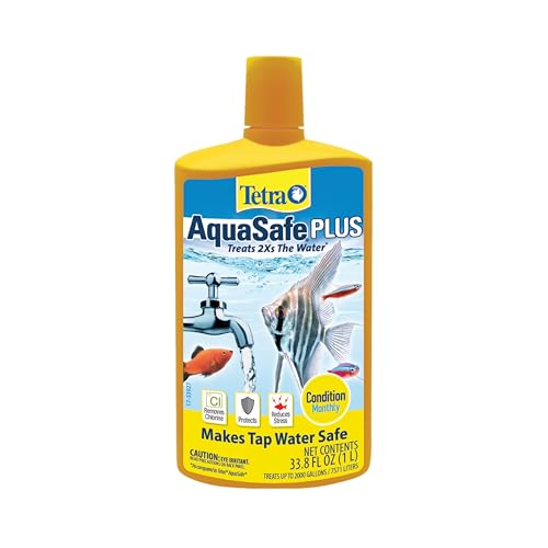 Tetra AquaSafe Plus, Aquarium Water Conditioner...