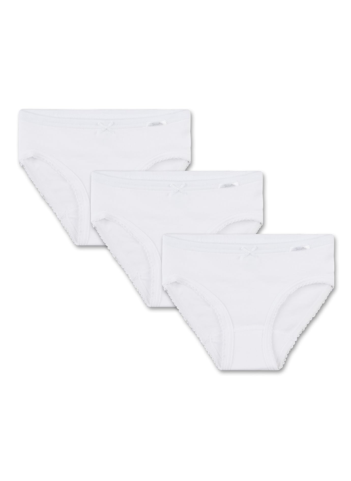Sanetta Girl's 333734 Panties,White (white 10), 14 Years Size 164, Pack of 3