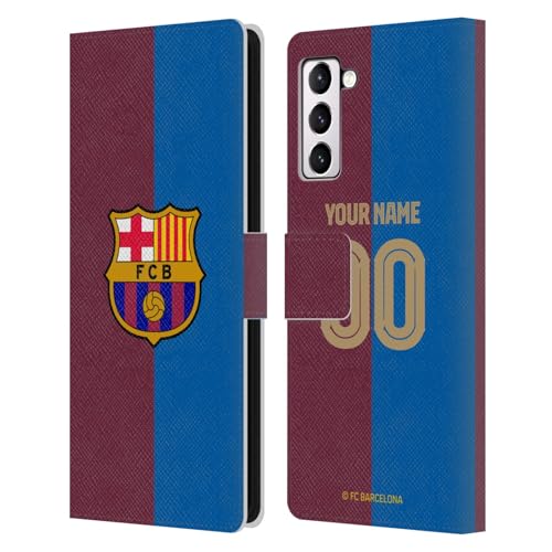 Coque FC Barcelona Samsung Galaxy S21+ 5G étui portefeuille personnalisé
