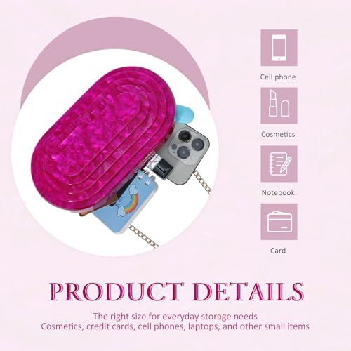 Image of Fecialy Acrylic Evening Clutch Bag for Women Shell Shape Handbags Marbling Purse Formal Party Bridal Wedding Crossbody Bag