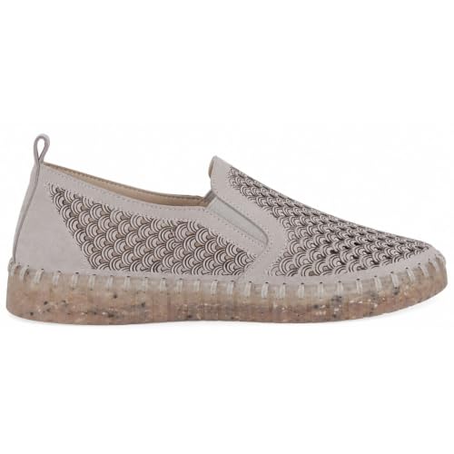 Image of Ilse Jacobsen HORNBAEK Women's Tulip Slip-On Flat | Elastic Side Panels | Lightweight Flexible Comfort.