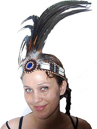 Real Feathers Head Band 