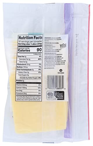 365 By Whole Foods Market, Muenster Sliced Organic, 8 Ounce #TOP1