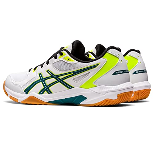 ASICS Men's Gel-Rocket 10 Volleyball Shoes, 12, White/Velvet Pine3