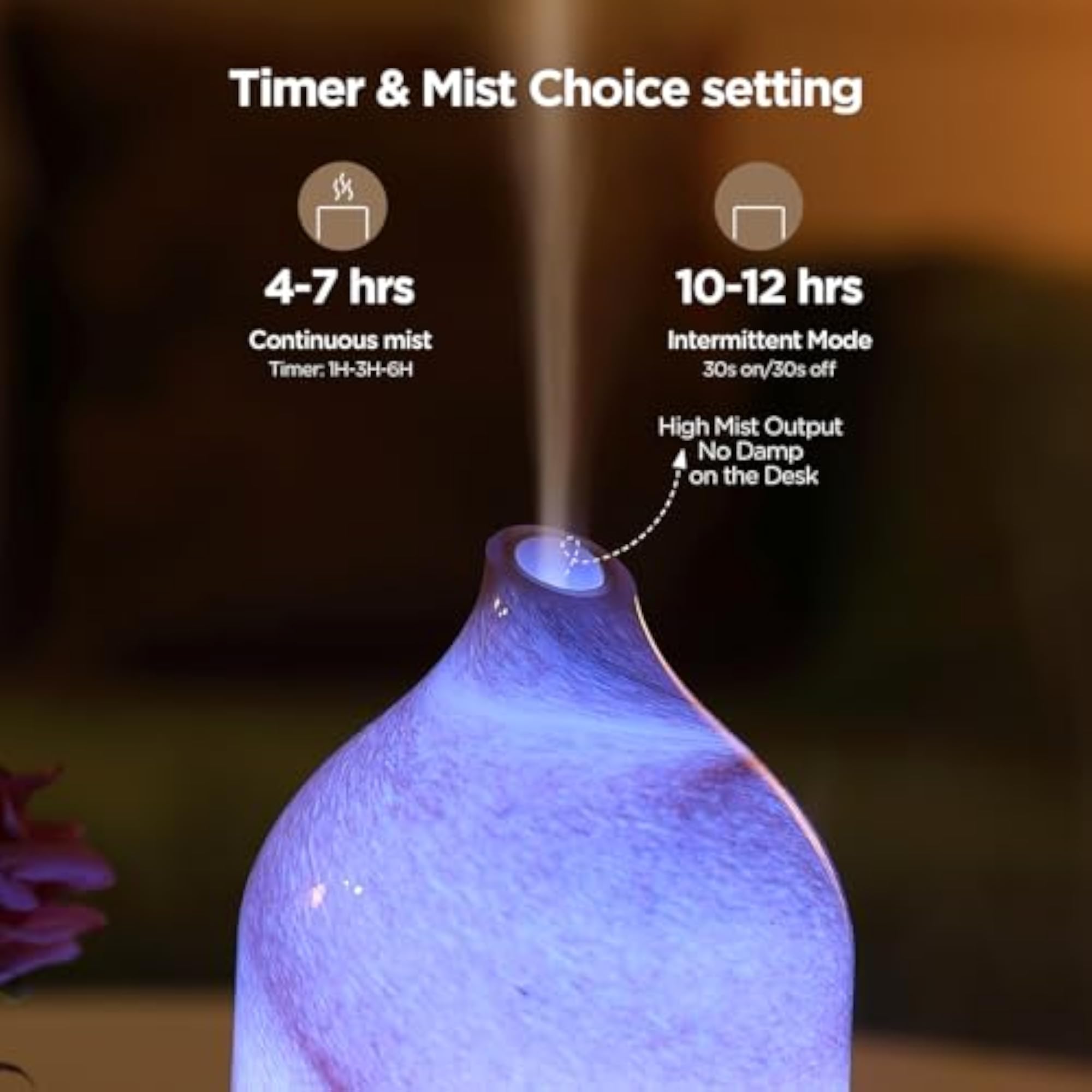 Essential Oil Diffuser Glass Aromatherapy Diffuser