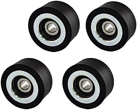 4PK - 2" BLACK SUPPORT WHEEL, ROLLER FOR ADC AMERICAN DRYER - 180050
