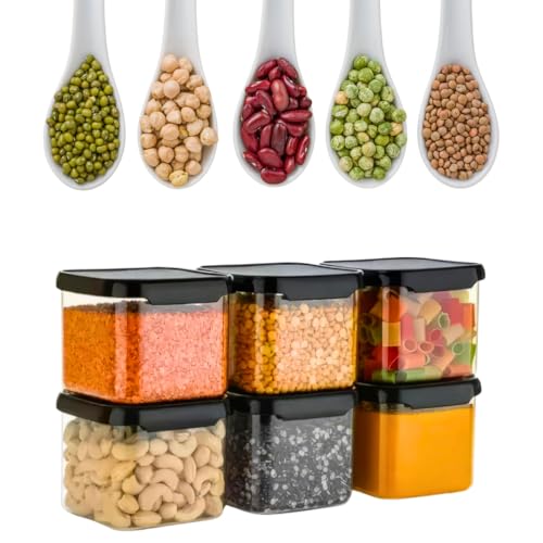 Air-Tight BPA-Free Plastic Storage Container Set, Kitchen Organiz...