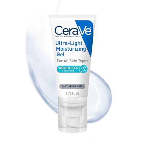 CeraVe Ultra-Light Moisturizing Gel, Niacinamide Face Moisturizer, 1.75oz - image 1