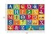 Gertmenian Dr. Seuss Indoor Area Rug - 4x6 Large, Non-Slip, Ideal for Children in Bedroom, Game Room, Classroom, Nursery or Play Area - ABC, Multi, 48293
