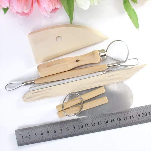 Kit De 45 Outils De Poterie Et Sculpture Sur Argile - Set Professionnel Avec Sac De Rangement Pour Céramique, Modelage Et Artisanat