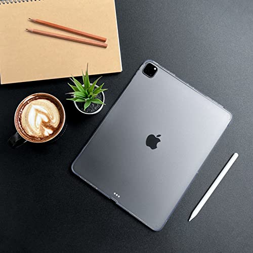 Tineeowl Arctic Ipad Pro 12.9 Inch Case 2022, 2021, 2020, 2018 (6Th, 5Th, 4Th & 3Rd Generation) Ultra Thin Case With Clear Back, Supports Apple Pencil Charging, Tpu Bumper (Matte Back) #TOP7